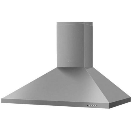 Hotte SMEG Universel 90cm inox satiné, aspiration 620 m³/h, KDC91XE3, LED, filtres alu