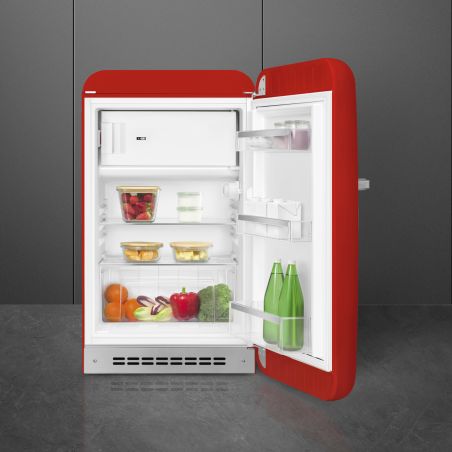 Smeg Années 50 Réfrigérateur 55cm congélateur 4 étoiles FAB10R6