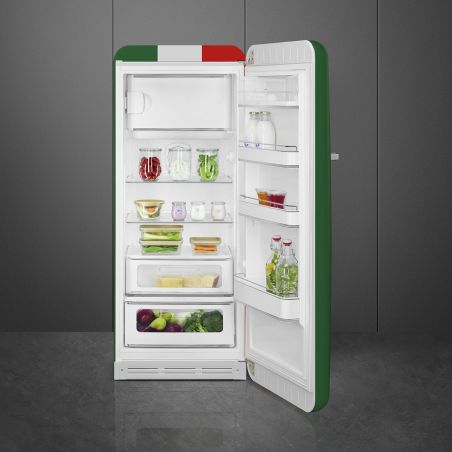 Smeg FAB28RDIT6 Années 50 Réfrigérateur 60cm Drapeau Italien, inverter, 270l