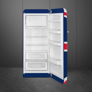 Smeg Union Jack FAB28RDUJ6 – Réfrigérateur Années 50, 270L, Froid brassé, Inverter, Classe C, 60 cm