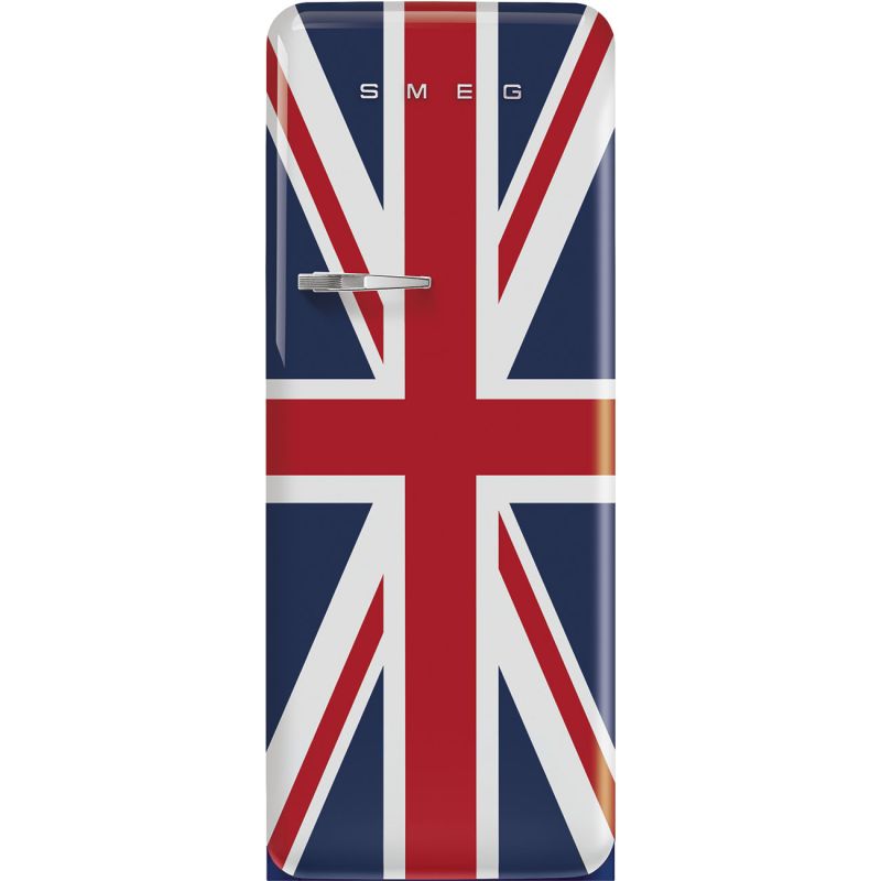 Smeg Union Jack FAB28RDUJ6 – Réfrigérateur Années 50, 270L, Froid brassé, Inverter, Classe C, 60 cm