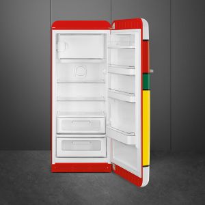 Réfrigérateur SMEG Années 50 FAB28RDMC6 décor multicolore