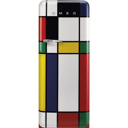 Réfrigérateur SMEG Années 50 FAB28RDMC6 décor multicolore
