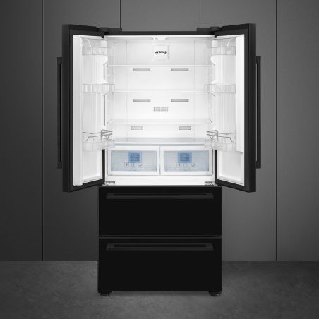Réfrigérateur Universel Noir 182 cm, Froid ventilé, LED, 539L, Inverter, FQ55FNDE