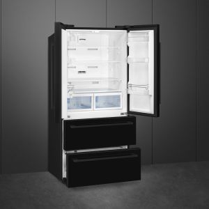 Réfrigérateur Universel Noir 182 cm, Froid ventilé, LED, 539L, Inverter, FQ55FNDE