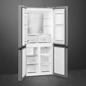 Réfrigérateur SMEG Universel 4 portes 84cm Inox Look, froid ventilé, LED, FQI48XD