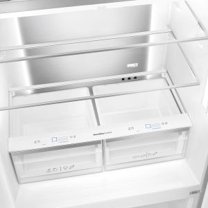 Réfrigérateur SMEG Universel 4 portes 84cm Inox Look, froid ventilé, LED, FQI48XD