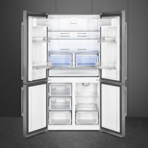 Smeg Universel FQ60XDE – Réfrigérateur 4 portes Inox 541L froid ventilé, Inverter, LED