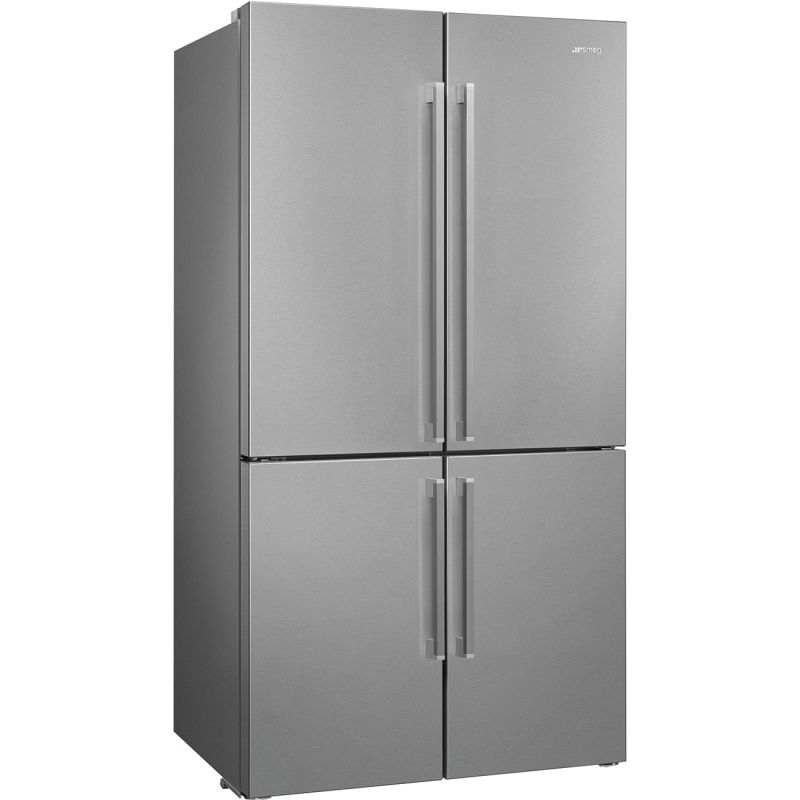 Smeg FQ60XE, réfrigérateur 4 portes 91 cm Inox, volume 541 l, froid ventilé, LED