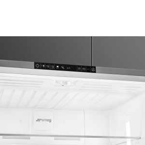 Smeg FQ60XE, réfrigérateur 4 portes 91 cm Inox, volume 541 l, froid ventilé, LED