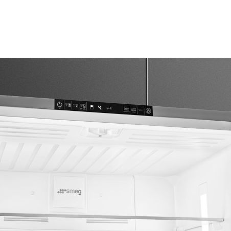 Smeg FQ60XE, réfrigérateur 4 portes 91 cm Inox, volume 541 l, froid ventilé, LED