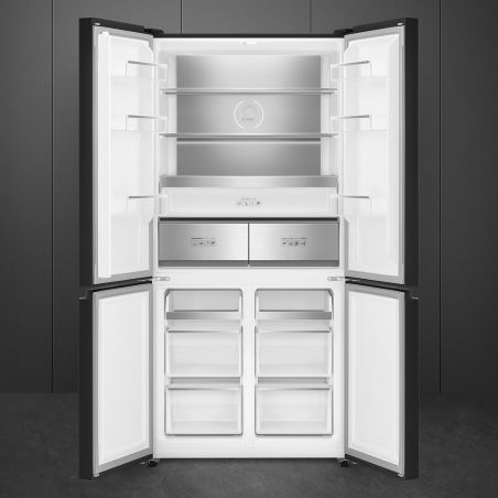 Smeg Universel FQI60KD, réfrigérateur 4 portes 522L, Froid ventilé, Zone convertible, LED, Classe D