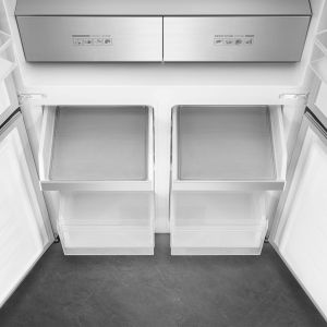 Smeg Universel FQI60KD, réfrigérateur 4 portes 522L, Froid ventilé, Zone convertible, LED, Classe D