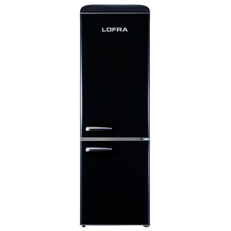 Réfrigérateur rétro 300L Lofra 42dB finition chrome IGT300D/1