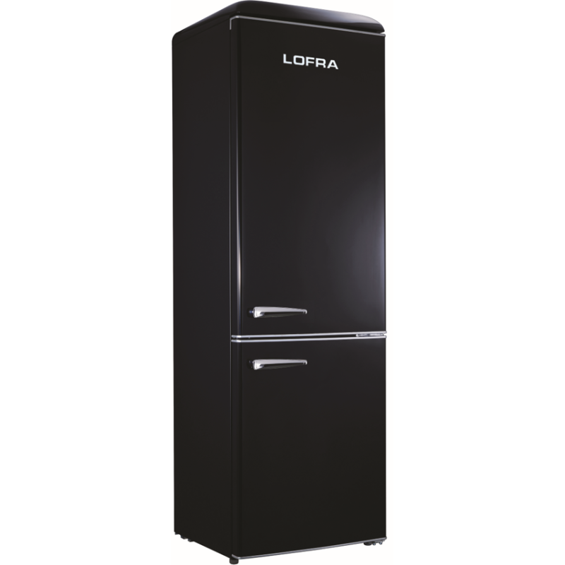 Réfrigérateur rétro 300L Lofra 42dB finition chrome IGT300D/1