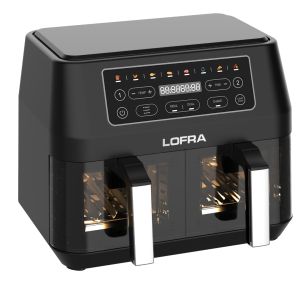 Airfryer Lofra friteuse à air chaud 2 tiroirs horizontaux IAANM82T8/1