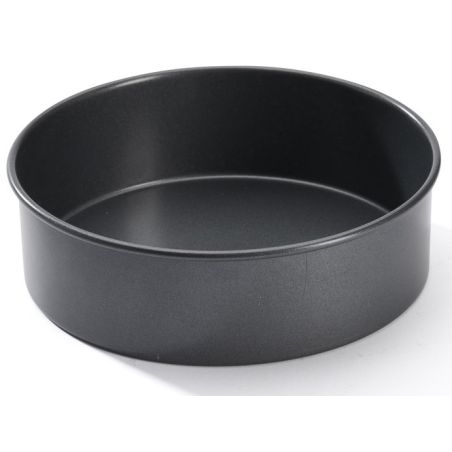 Moule à manqué DE BUYER droit acier antiadhésif Ø16cm