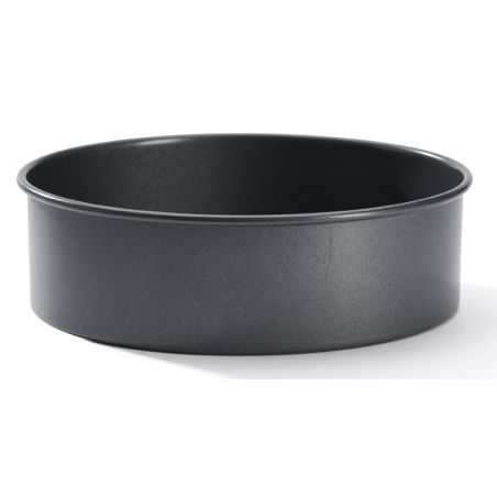 Moule à manqué DE BUYER droit acier antiadhésif Ø16cm