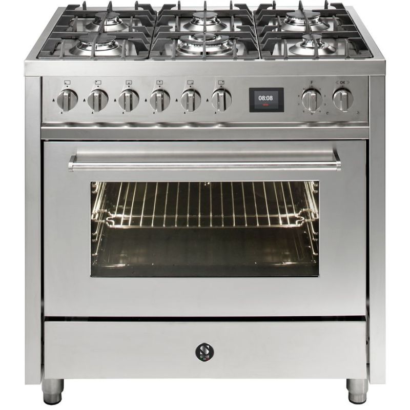 Piano de cuisson Steel ENFASI 90 cm : Élégance et Performance Réunies