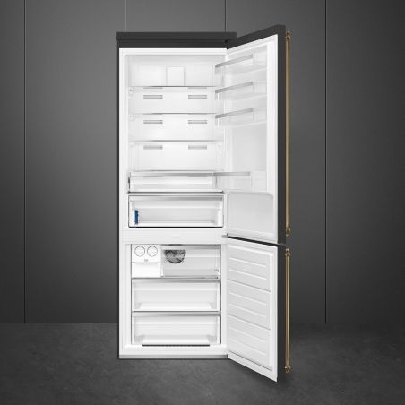 SMEG Combiné Colonial 70cm, Inverter, froid ventilé, alarme, FA8005