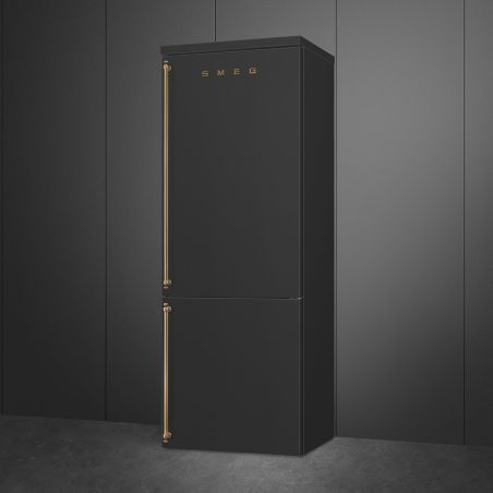 SMEG Combiné Colonial 70cm, Inverter, froid ventilé, alarme, FA8005