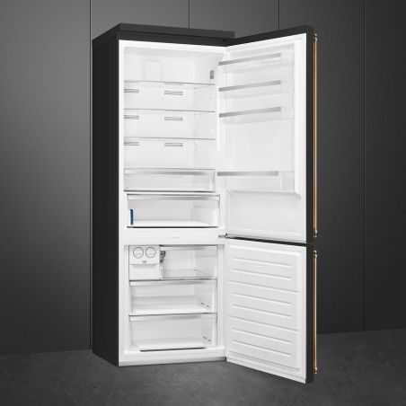 SMEG Combiné Colonial 70cm, Inverter, froid ventilé, alarme, FA8005