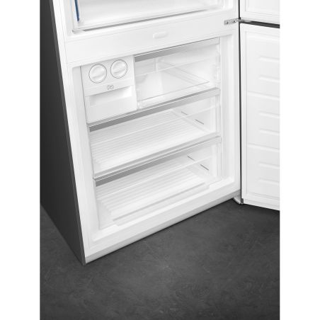 SMEG Combiné Colonial 70cm, Inverter, froid ventilé, alarme, FA8005