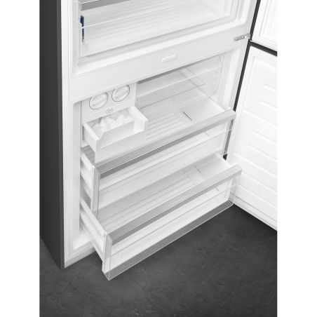 SMEG Combiné Colonial 70cm, Inverter, froid ventilé, alarme, FA8005