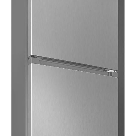 SMEG RC18XDNE combiné inox look, 60 cm, froid ventilé, LED, Eco, réversible