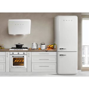 Four SMEG Victoria 60 cm crème, chaleur tournante, Vapor Clean, 70L, SF6905P1