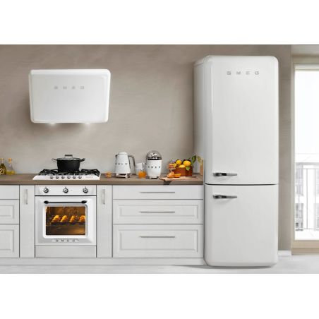 Four SMEG Victoria 60 cm crème, chaleur tournante, Vapor Clean, 70L, SF6905P1