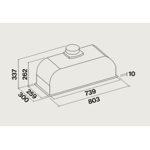 Groupe filtrant Falmec 70cm BUILTIN3331