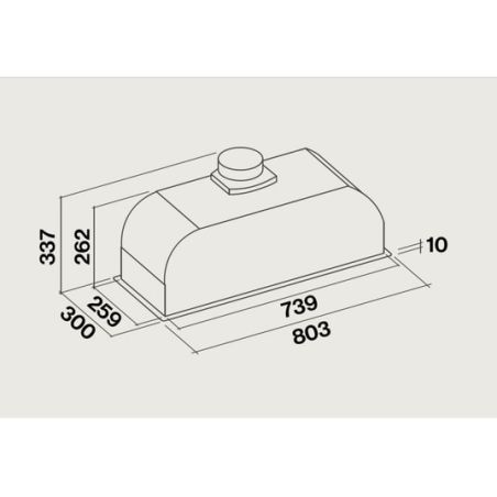 Groupe filtrant Falmec 70cm BUILTIN3331