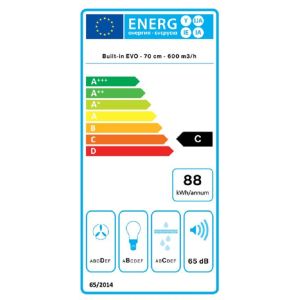 Groupe filtrant Falmec 70cm BUILTIN3331