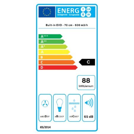 Groupe filtrant Falmec 70cm BUILTIN3331