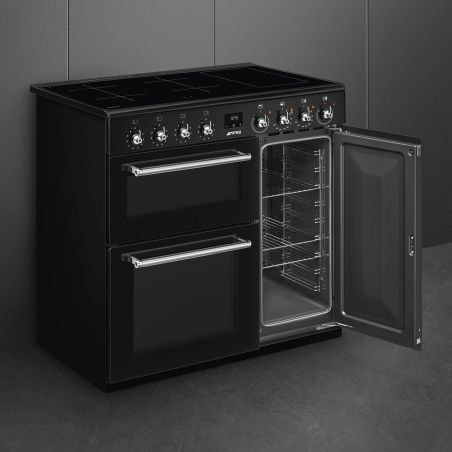Piano de cuisson SMEG Concerto 90x60 cm induction Noir | CX93IMBL