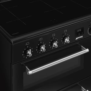 Piano de cuisson SMEG Concerto 90x60 cm induction Noir | CX93IMBL