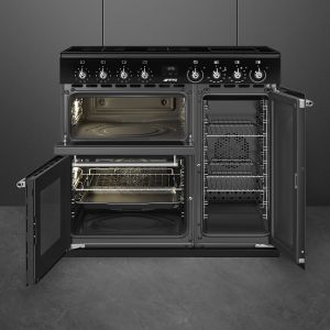 Piano de cuisson SMEG Concerto 90x60 cm induction Noir | CX93IMBL
