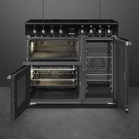 Piano de cuisson SMEG Concerto 90x60 cm induction Noir | CX93IMBL