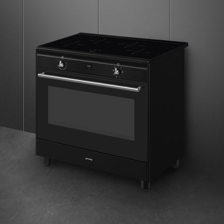 Piano de cuisson SMEG Concerto 90x60 cm induction 1 four | CX91IMBL