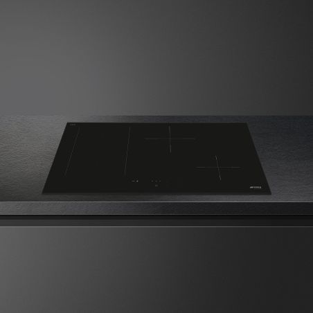 Plaque de cuisson à induction 80 cm 4 foyers Classica SMEG noir | SIM3844D