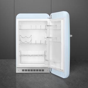 Smeg FAB10HRRD6 réfrigérateur une porte Années 50 55cm rouge, 135L, 35 dB, classe D