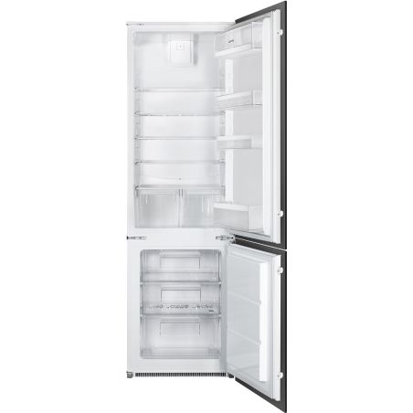 Réfrigérateur combiné SMEG C41721E, 177 cm, 269 L, froid brassé, contrôle électronique