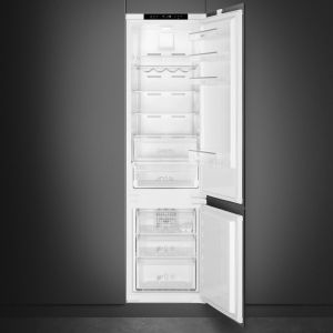 SMEG C8194TNE combiné intégrable blanc, froid ventilé, zone 0°C, 284L, LED