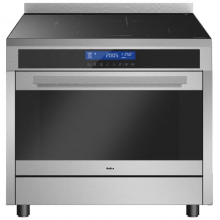 Piano de cuisson induction four 108 L - 90 cm Amica inox ACIS2115S