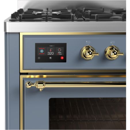 Piano de cuisson ILVE Majestic 90 cm - 6 feux gaz