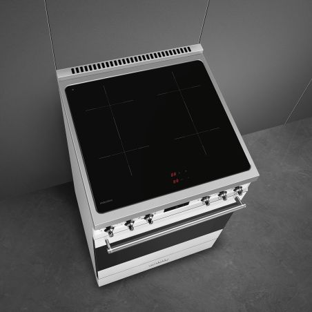 Piano de cuisson SMEG C6IPMBM2 60x60 cm induction noir Pyrolyse 70L