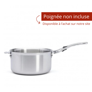 Casserole inox 20 cm Alchimy LOQY De Buyer