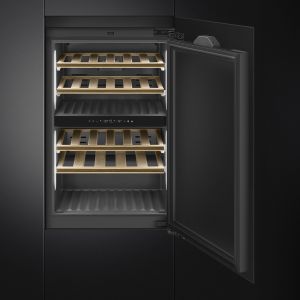 Cave à vin encastrable CVI040BE 40 bouteilles, 2 zones, verre UV noir 596mm