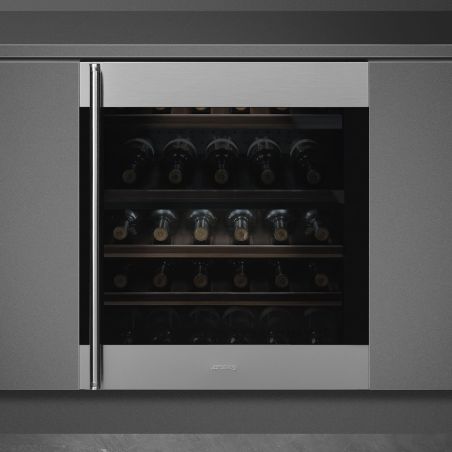 Cave à vin encastrable Classica CVI338RX3 – 38 bouteilles, 2 zones, Inox 60cm